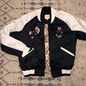 Embroidered Bomber Jacket